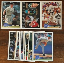 1996 Topps Florida Marlins Team Set Includes Prospects