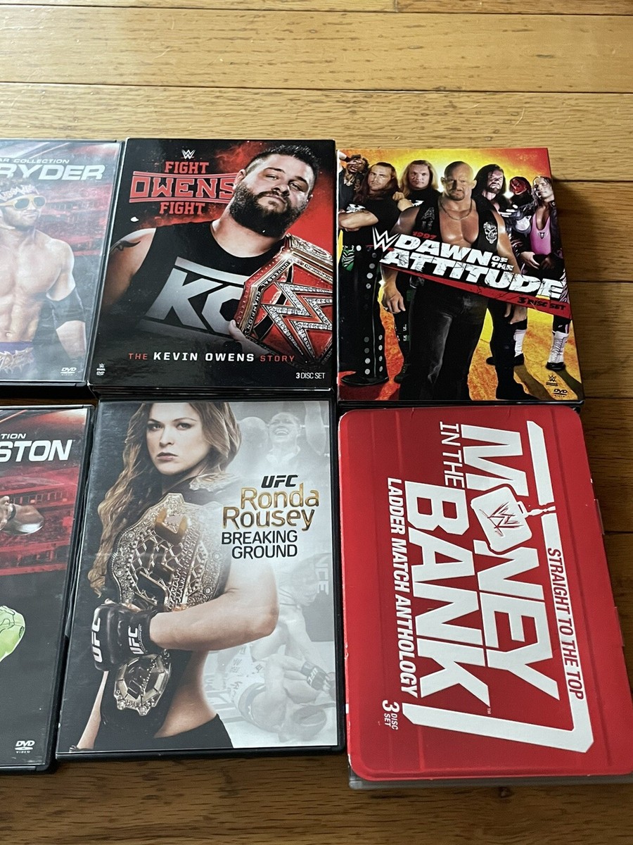 Lot Of 10 Wrestling DVD's WWE WWF Hardy Boyz Ladder Cage