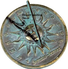 Rzym Mosiądz Wschód słońca/zachód słońca Sundial