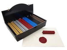 Colorful Sealing Wax Stick with Wick 36 pcs for Special letter and invitation