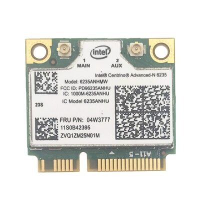 Intel Wireless-N 6235ANHMW Lenovo 04W3777 Half Mini PCI-E Card WLAN Bluetooth