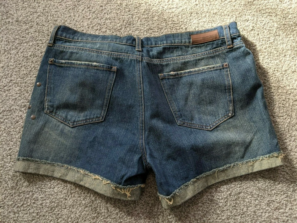 DKNY джинсы город бойфренд женщин Jean джинсовой ткани шорты размер 12 w украшения - Изображение 4 из 4