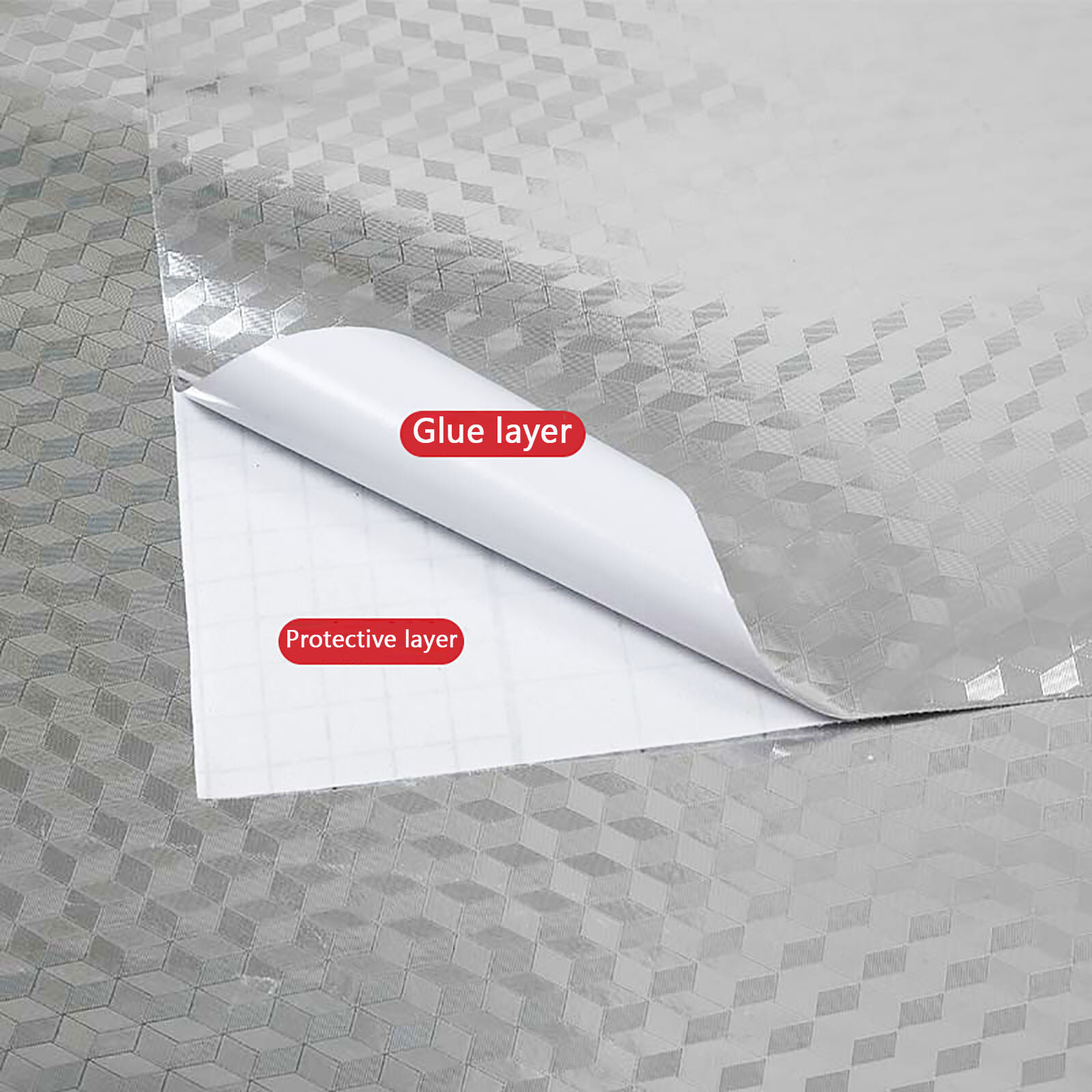 24X Waterproof Oil Proof Aluminum Foil Sticker Self Adhesive Kitchen