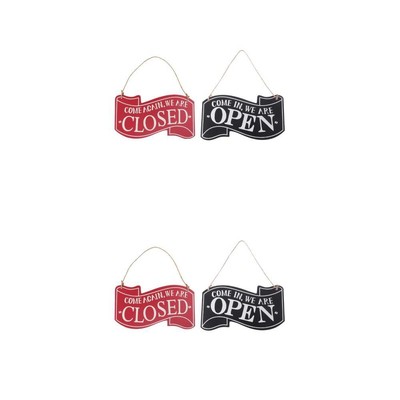 2pcs Tür Zeichen Öffnen Und Schließen Zeichen Restaurant Offene Zeichen