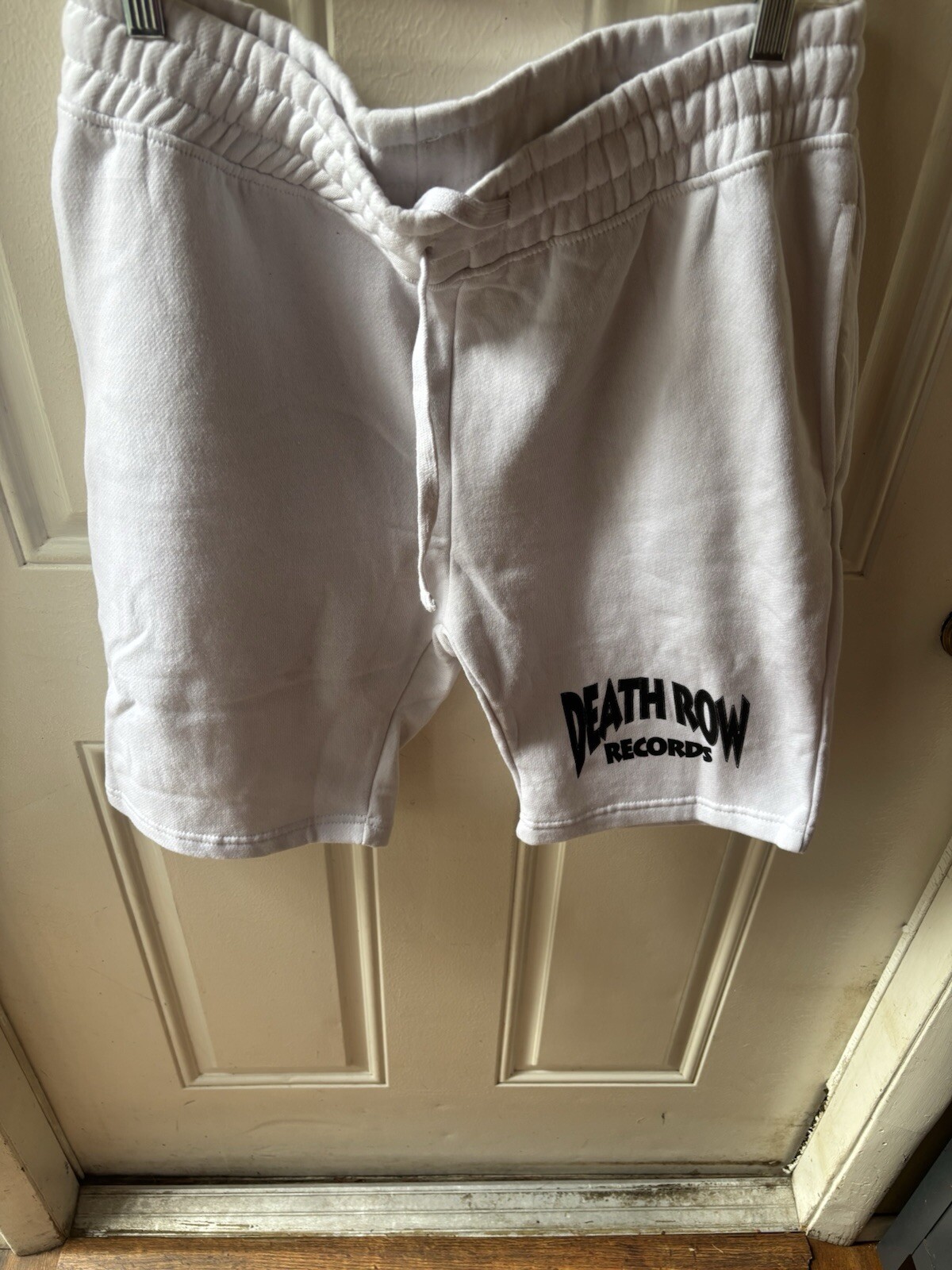 FILA Felpa pantaloncino bianco Death Row Records taglia large
