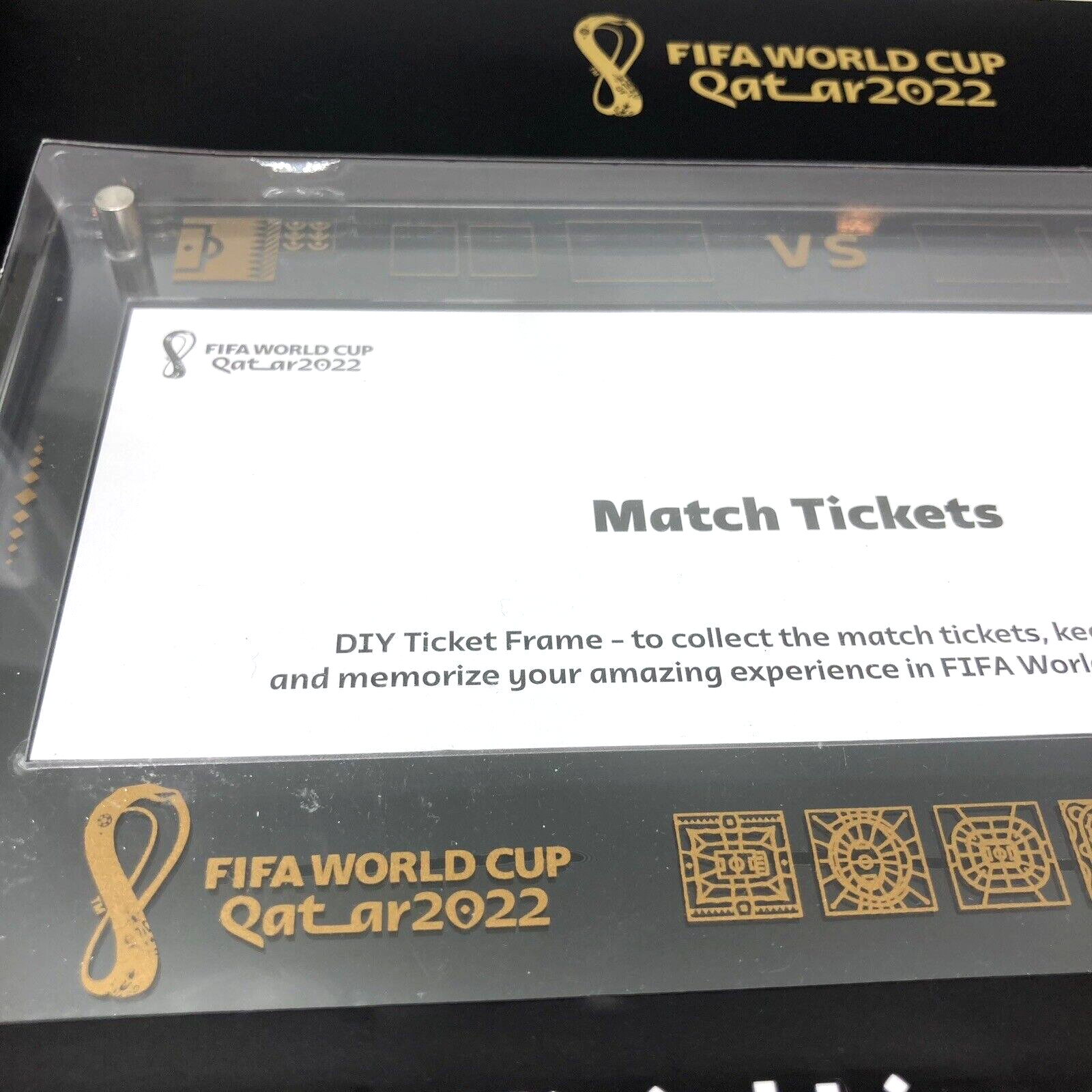 Fifa Frame FIFA World Cup Qatar 2022 Tournament Limited Ticket Frame Official ...