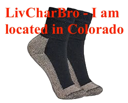 2 Pairs Soft Premium Copper Diabetic Sock Quarter Crew Black Medium