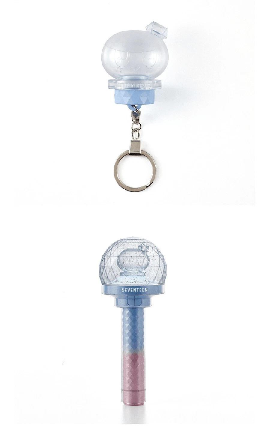 SEVENTEEN BONGBONGEE OFFICIAL LIGHT STICK PARTS KEYRING / FANLIGHT