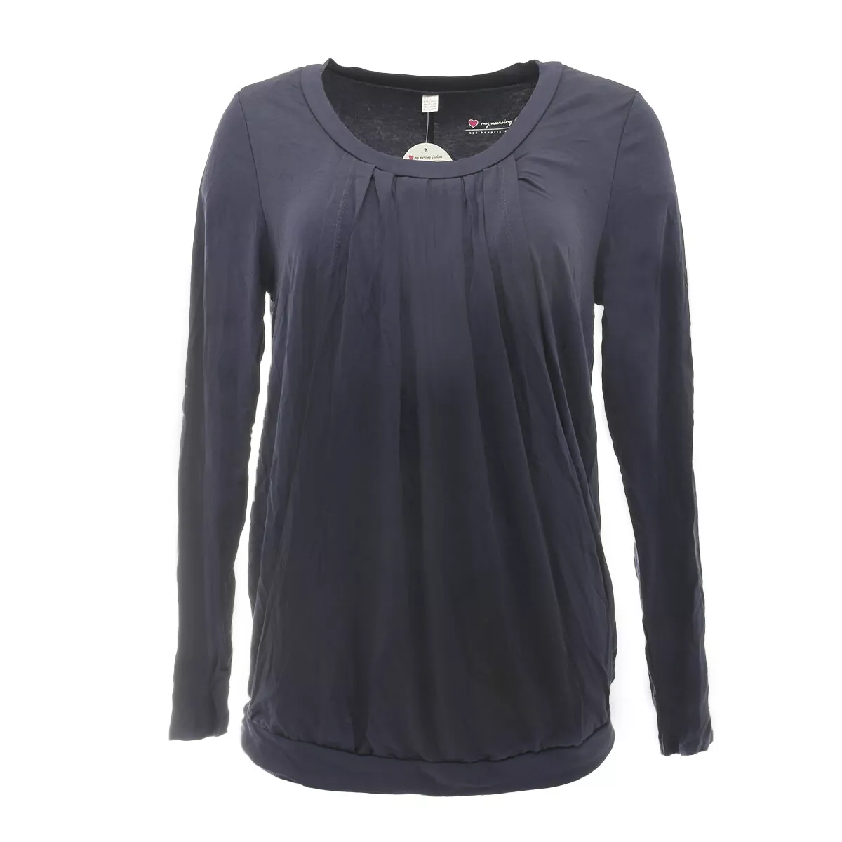 Bpc bonprix Ladies Maternity Shirt Long Sleeve Dark Blue Size 40 42 923047
