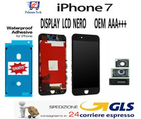 Display iPHONE 7 Schwarz - LCD Touchscreen QualitÄT WIE DAS Original GLS Aaa+++
