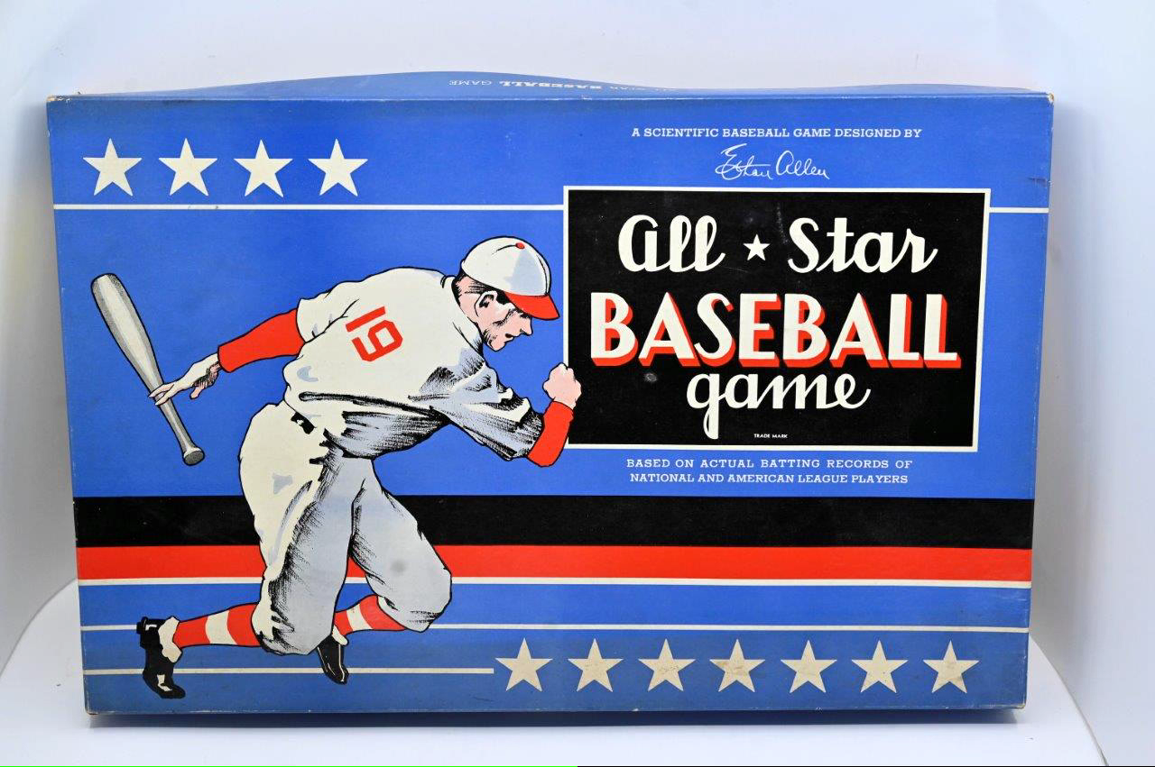 COMPLETE. ALL Original. The First. 1941 CADACO ALL STAR BASEBALL BOARD