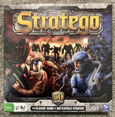 Stratego - The Classic Board Game of Battlefield Strategy Spin Master New Sealed
