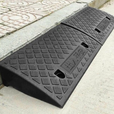 OUNONA 2x Heavy Duty Ramp Kerb Ramps Driveway Car Vehicle Threshold Ramp Curb Tool UK