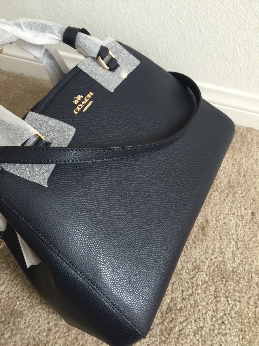 NWT COACH Crossgrain Leather Small Margot Carryall Satchel