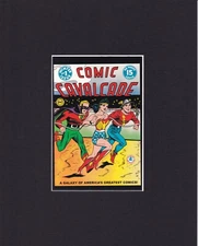 8X10" Matted Art Print DC Comics Book Cover: Comic Cavalcade #1 (1942-43)
