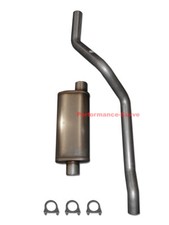 84 - 01 Jeep Cherokee 4.0 Mandrel Exhaust W 18 Max Flow Performance Muffler