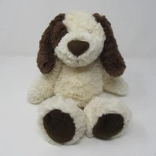 Jellycat Rollo Mutt Stuffed Dog Animal Stuffie Brown Patch 14" Tall Plush NWT