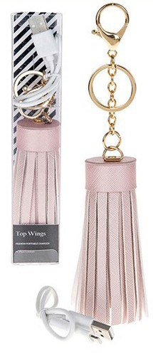 SECRET POWER BANK TASSEL HANDBAG CHARM CHARGE ON THE GO GLAM PRACTICAL UNIVERSAL - 第 1/11 張圖片