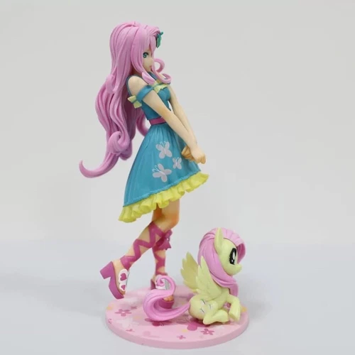 Modellino anime 8" My Little Pony Bishoujo Fluttershy PVC regalo - Foto 8 di 11