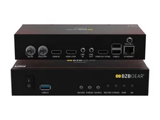 BZBGEAR 1 Channel SDI/HDMI Encoder/Decoder/Recorder w/ Audio/USB 3.0/NDI Support