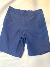 Banana Republic Men s Blue Chino Shorts Flat Front 10 in Inseam