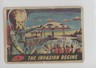 1962 Topps Bubbles Mars Attacks! Printed in England The Inva