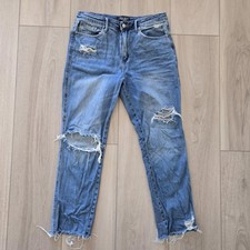 Judy Blue Jeans Womens 11/30 Distressed Ripped Raw Hem Frayed Stretch JB86736