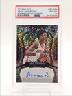 AMEN THOMPSON 2023-24 SELECT ROOKIE SIGNATURE DISCO PRIZM RC AUTO PSA 10 Q0004