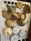 New ListingLot of  Vintage Elgin EXC Pocket Watches CASES   Collectible Antique  Timepieces