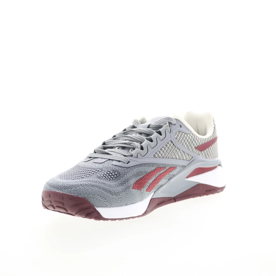 Zapatos deportivos de entrenamiento cruzado Reebok Nano X2 para hombre gris malla con cordones Foto 4 de 4