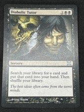 Magic the Gathering MTG Diabolic Tutor Black Core Set 10th Edition Uncommon