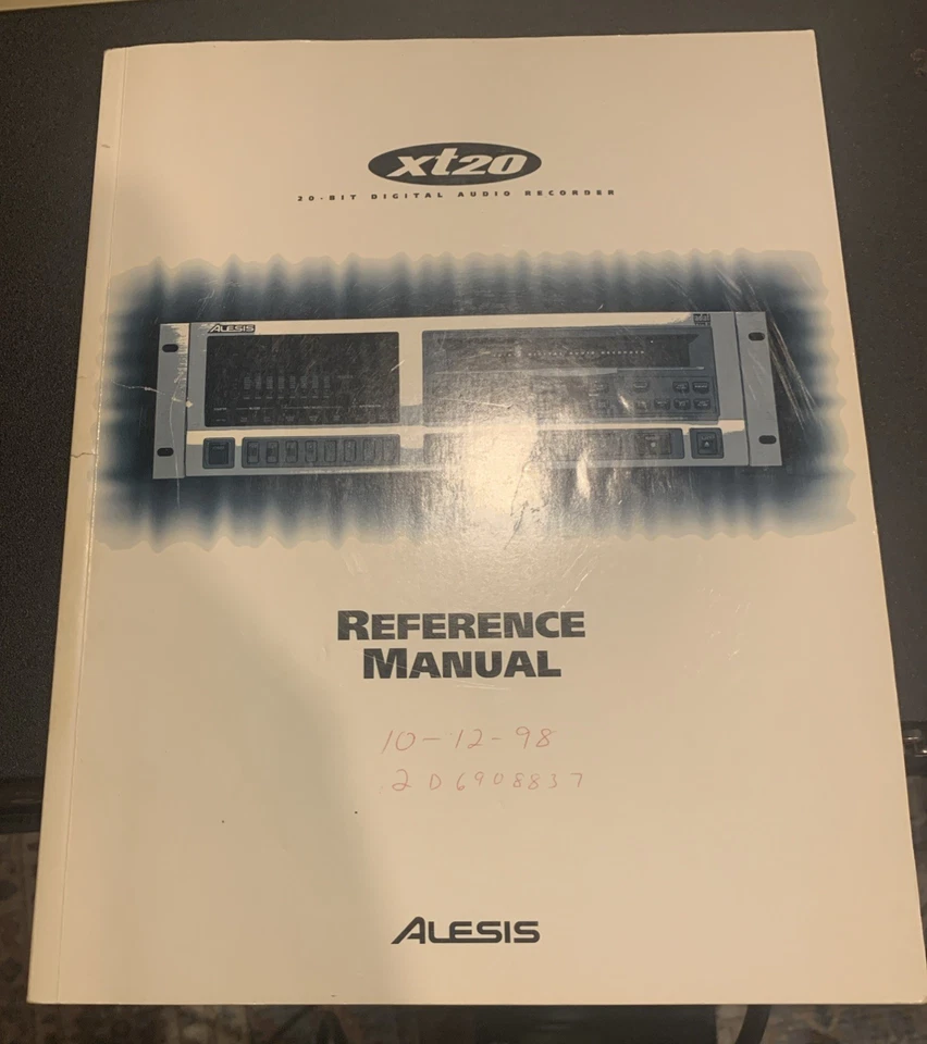 Vintage Alesis ADAT Type II XT20 Audio Tape Deck Player Recorder w/Remote - Image 3 of 4