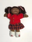 Vintage African American 1978-1982 Cabbage Patch Red Outfit Yarn Hair