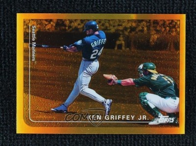 2015 Topps Retail Factory Set Chrome Reprints Gold Ken Griffey Jr #100 HOF 0e5c