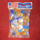 Gladding-Vitro Aqua Jewels Tournament Grade Glass Marbles Bag, 48 Count — photo 1