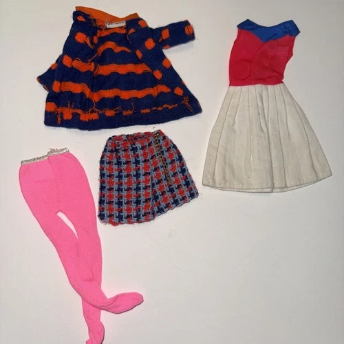 Vintage Mattel Barbie Olympics, Super Scarf Skirt, Skipper “Double Dashers” Lot