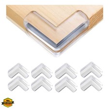 Safety Corner Protectors Guards, 8 pcs Baby Proofing Safety Corner Clear Furn...