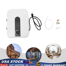 1500W 110V Electric Mini-Tank Water Heater Shower Compact Storage Top Outlet