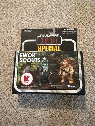 Star Wars Ewok Scouts Special Action Figures Set 2012 KMART EXCLUSIVE NIB SEALED
