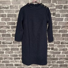 NWT Talbots HEATHERED SHIFT DRESS navy blue speckled SIZE XS XSMALL