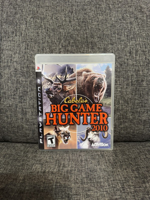 Cabela s Big Game Hunter 2010 PlayStation 3 CIB
