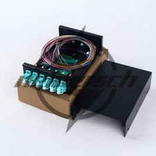 Fiber Optic Terminal Box 12 core LC MM OM3 adapter pigtail 6 Ports Patch Panel