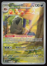 Mabosstiff 218/198 Holo Illustration Rare Scarlet & Violet Pokemon English NM