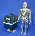 1977 Star Wars Figures C3PO Gold & 1978 Deep V Power Droid Gonk