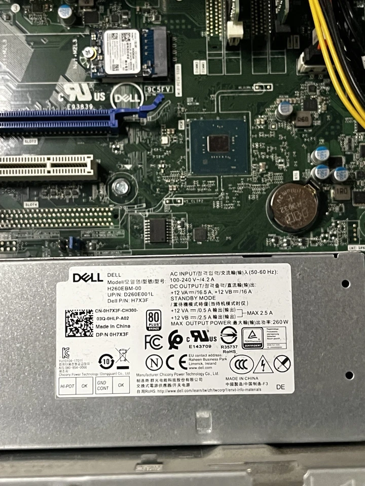 Dell vostro 5090, 16 GB de RAM, 256 GB de almacenamiento, unidad Nvme.2, Intel i5 9400 9ª generación Foto 4 de 4
