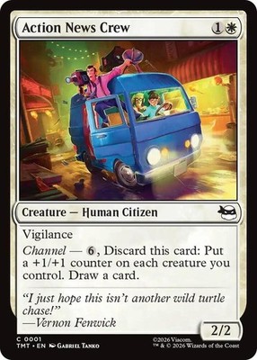 NM Action News Crew, MTG, TMNT, Magic the Gathering, 1