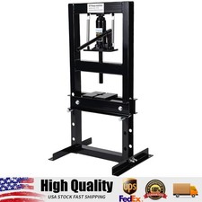 6-ton Hydraulic H-frame Shop Press With Adjustable Worktable Press Plates