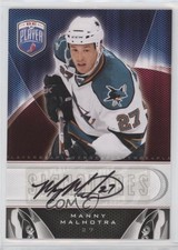 2009-10 Upper Deck Be a Player Signatures Manny Malhotra #S-MM Auto 2d8