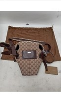 Gucci GG Monogram Canvas Baby Carrier Brown With Dust Bag and Booklet