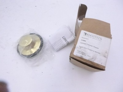 Brasstech Garbage Disposal Stopper Stain Brass